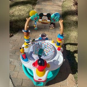 Bright starts Disney baby activity center Mickey Mouse camping